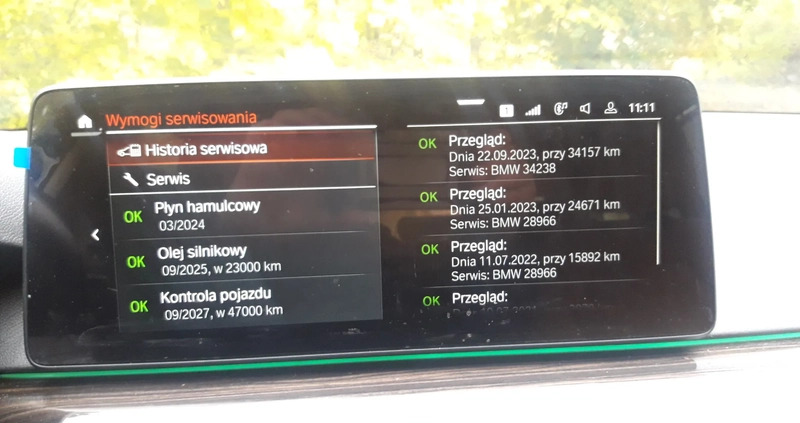 BMW Seria 5 cena 159900 przebieg: 35000, rok produkcji 2021 z Gdynia małe 232